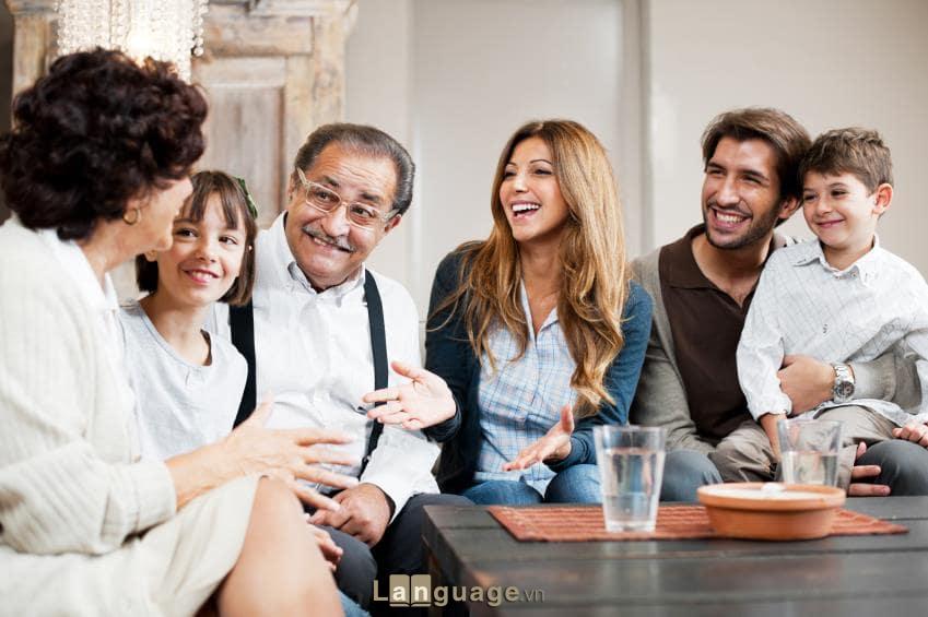 Đoạn hội thoại tiếng Anh về gia đình Đoạn hội thoại tiếng Anh về gia đình