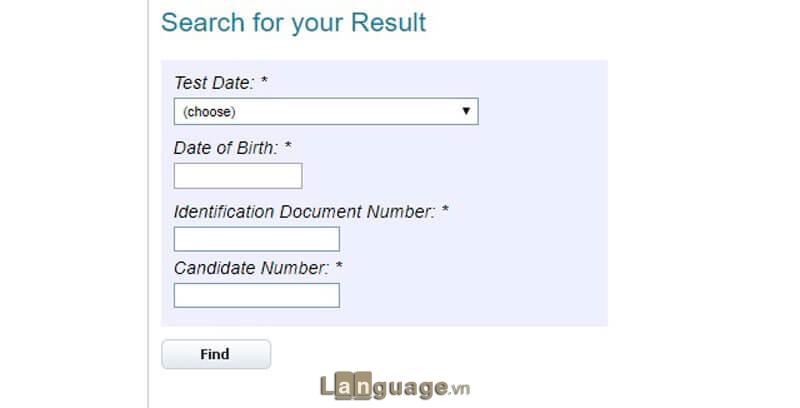 Cách tra điểm thi IELTS online Cách tra điểm thi IELTS online