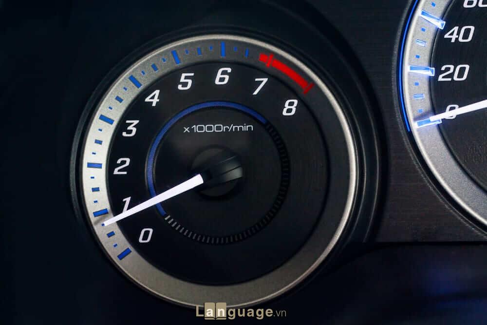Tachometer: Tốc độ kế Tiếng Anh lĩnh vực điện lạnh