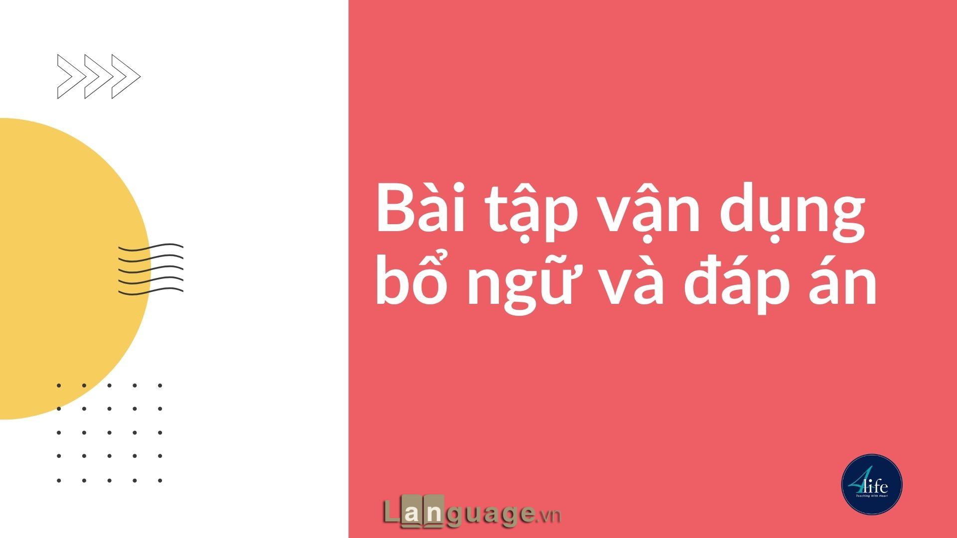 Bài tập vận dụng và đáp án Bài tập vận dụng và đáp án