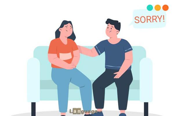 Câu xin lỗi bằng tiếng Anh đối với người yêu