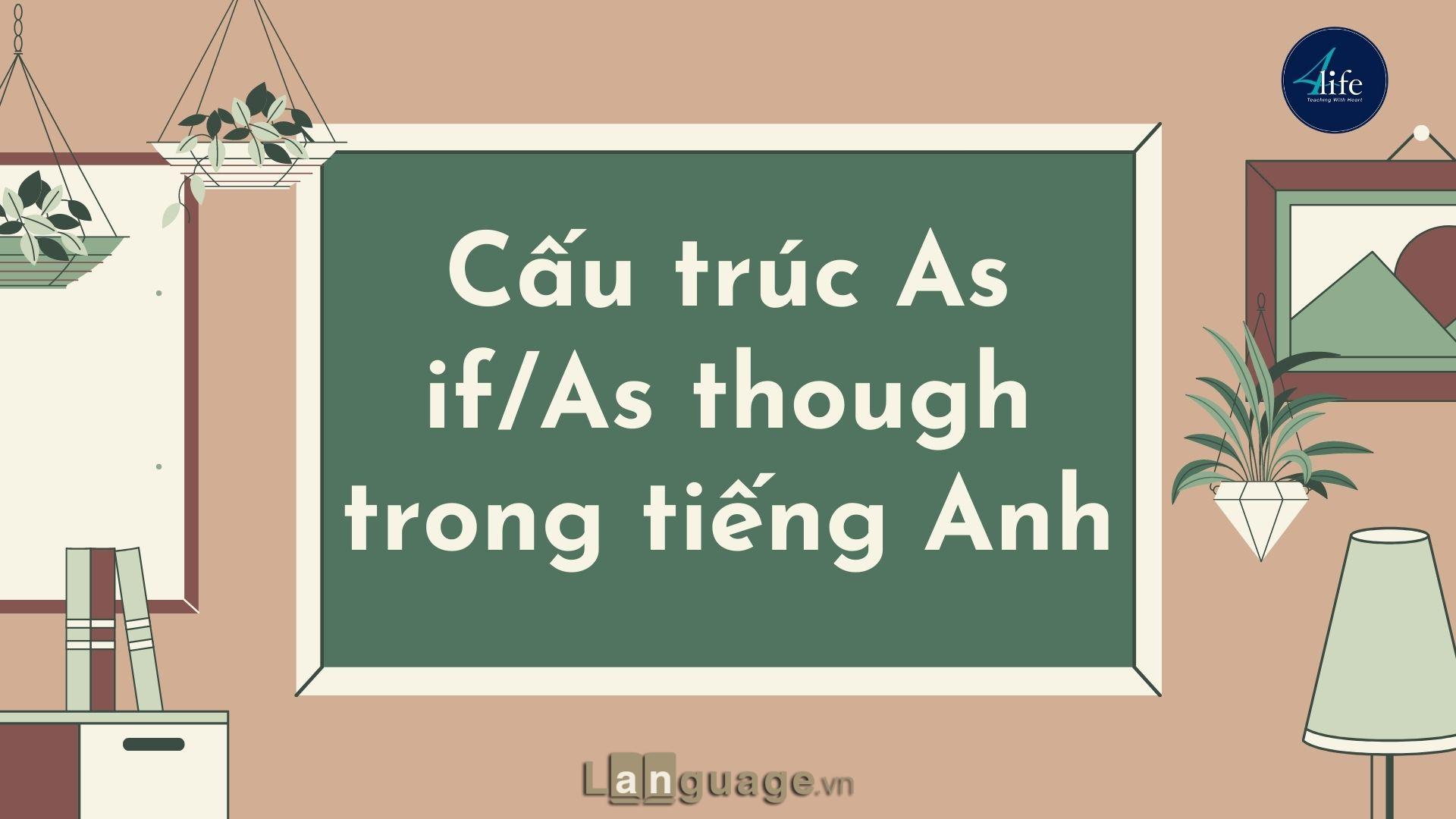 Cấu trúc As if/As though trong tiếng Anh Cấu trúc As if/As though trong tiếng Anh