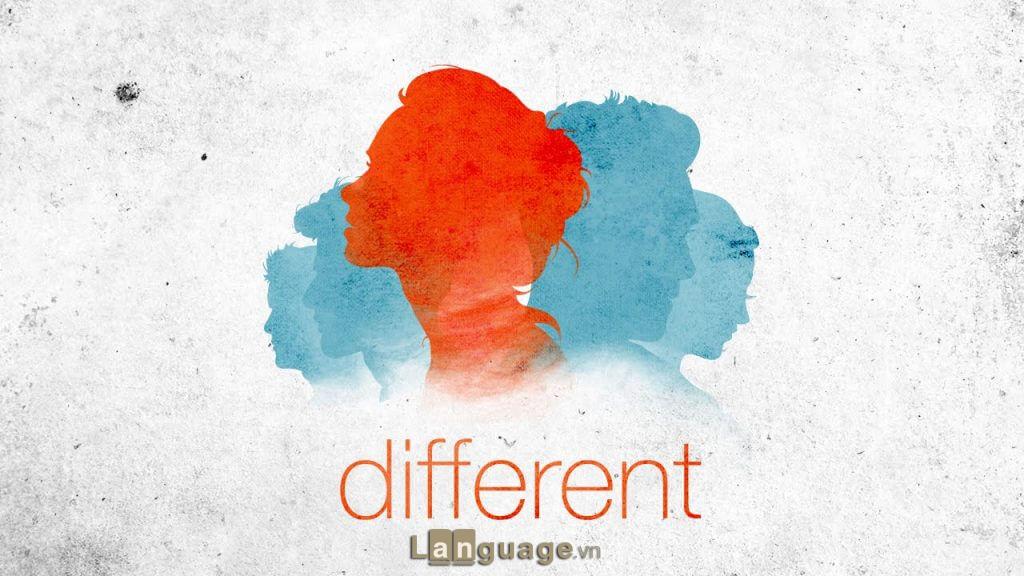 cấu trúc Different from