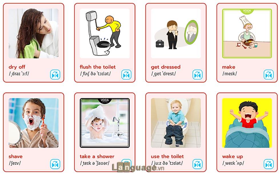 Học từ vựng thông dụng và các chủ điểm ngữ pháp cơ bản Học từ vựng thông dụng và các chủ điểm ngữ pháp cơ bản